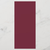 Country 素朴 Bohoの結婚ブライダルシャワー メニュー (裏面)