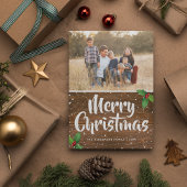Country 素朴 Winter Merry Christmasの写真 シーズンカード