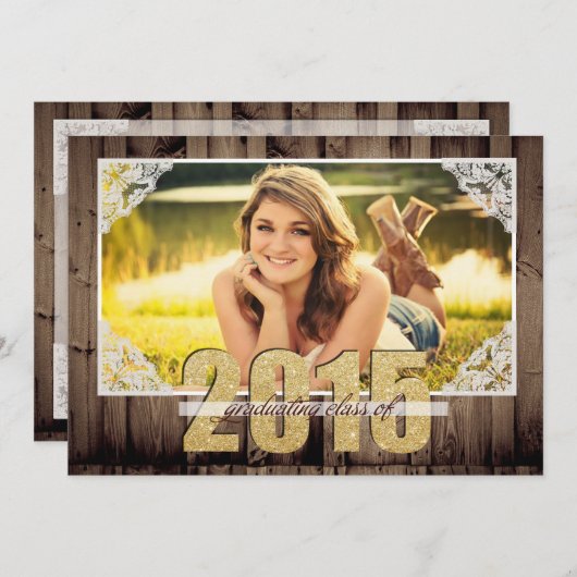 Country 2015卒業発表 招待状 (正面/裏面)