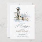 Country and Western Winter 95th Birthday Party 招待状 (正面)