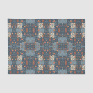 Country Blue Rust Rustic Farmhouse Customizable 薄葉紙