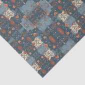Country Blue Rust Rustic Farmhouse Customizable 薄葉紙 (詳細)