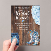 Country Bridal Shower Invitation  アクリル招待状 (インサイチュ (ポータブル))