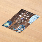 Country Bridal Shower Invitation  アクリル招待状 (レイダウン)