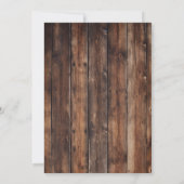 Country Bridal Shower Invitation  招待状 (裏面)