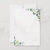 Country Bridal Shower with Eucalyptus  サンキューカード (裏面)