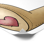 Country Bunny With Flowers Poster ポスター (角)