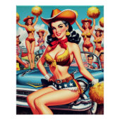 Country Cheerleader Pin-up ポスター (正面)