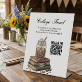 Country Chic Graduation College Fund QR Code  台座サイン