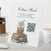 Country Chic Graduation College Fund QR Code  台座サイン (インサイチュ)