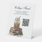 Country Chic Graduation College Fund QR Code  台座サイン (正面)