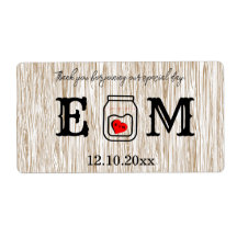 Country chic mason jar wedding