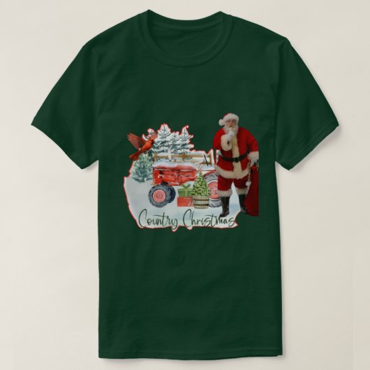 Country Christmas 2 Tシャツ (デザイン正面)
