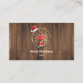 Country Christmas Free Drink Party Card Ticket 割引カード (裏面)