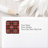 Country Christmas Return Address Label ラベル (インサイチュ)