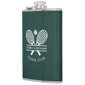 Country Club Name Tennis Team Coach Custom フラスク (左)