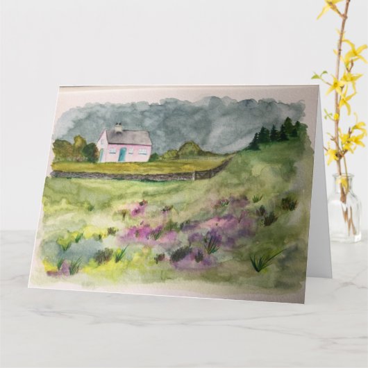 Country Cottage カード (黄色い花)