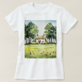  Country cottage Tシャツ (デザイン正面)