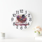 Country Covered Wagon  ラージ壁時計 (ホーム)