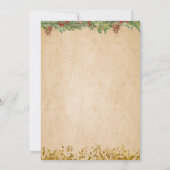 Country Cowboy Christmas Holiday Hoedown Party 招待状 (裏面)