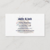 Country Cowgirl Boots Flower Hat Texas 名刺 (裏面)