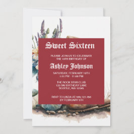 Country Cowgirl Boots Flower Hat Texas 招待状