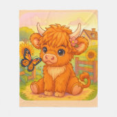 COUNTRY CUTIE フリースブランケット (正面)