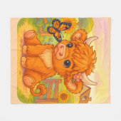 COUNTRY CUTIE フリースブランケット (正面(横))