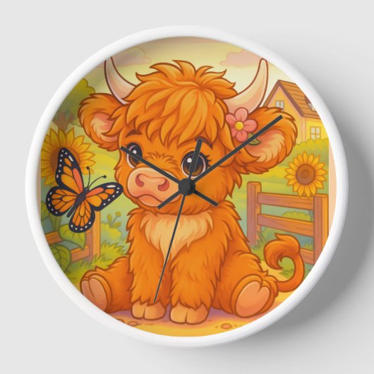 COUNTRY CUTIE 壁時計 (正面)