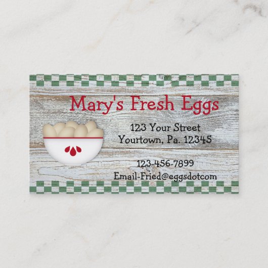 Country Eggs名刺 名刺 (正面)