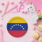 Country flag of Venezuela custom party plates ペーパープレート (パーティー)