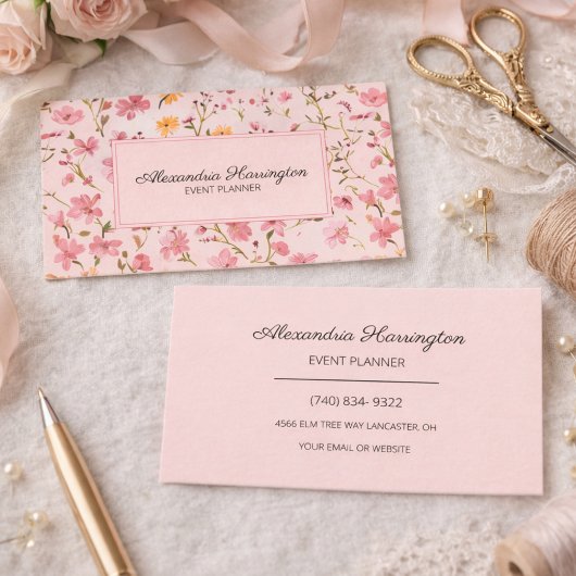 Country Floral 名刺