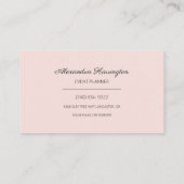 Country Floral 名刺 (裏面)