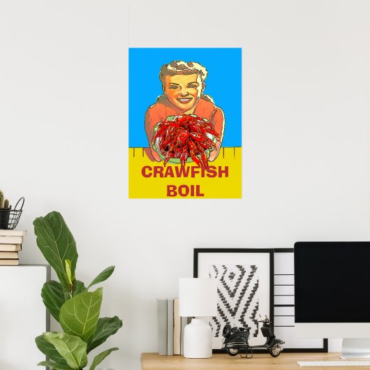 Country Gal Crawfish Boil, Poster ポスター (ホームオフィス)