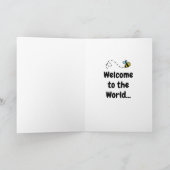 Country Garden Apple Tree New Baby カード (内部)