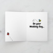 Country Garden Apple Tree Wedding カード (内部)