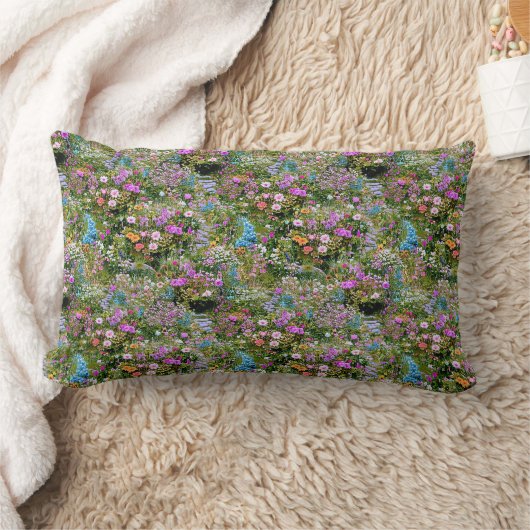 Country Garden Throw Pillow ランバークッション (ブランケット)