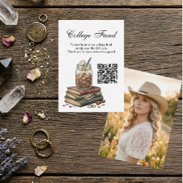 Country Girl Graduation College Fund QR Code  エンクロージャーカード