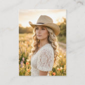 Country Girl Graduation College Fund QR Code  エンクロージャーカード (裏面)