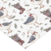 Country Goose Boots Christmas テーブルクロス (アングル)