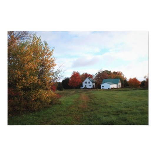 Country Home in Nova Scotia，カナダ フォトプリント (正面)