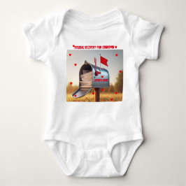 Country Mailbox Special Delivery for Grandma  ベビーボディスーツ