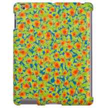 Country Marigolds on Blue Case-Mate iPadケース