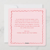 Country Merry Christmas Y'all Cowboy Boot シーズンカード (裏面)