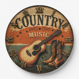 Country Music ペーパープレート