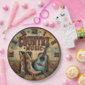 Country Music ペーパープレート (パーティー)