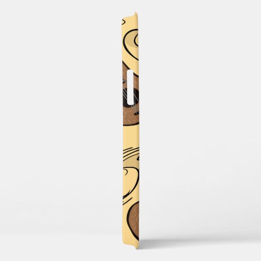 Country music seamless pattern with guitars, cacti Case-Mate iPhoneケース (裏面 / 右)