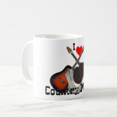 country musik コーヒーマグカップ (正面左)