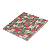 Country patchwork christmas pattern タイル (側面)