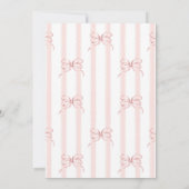 Country Pink Girl New to the Club Golf Baby Shower 招待状 (裏面)